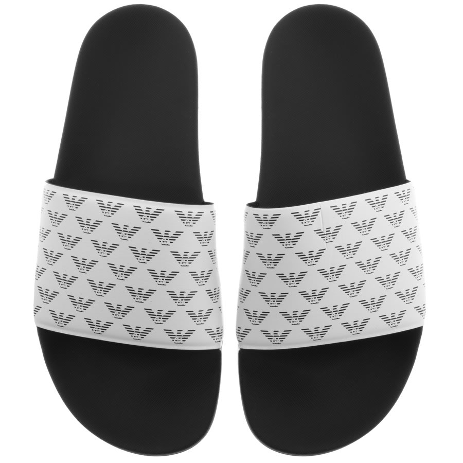 Alternative Image for ProductEmporio Armani Logo Sliders White1